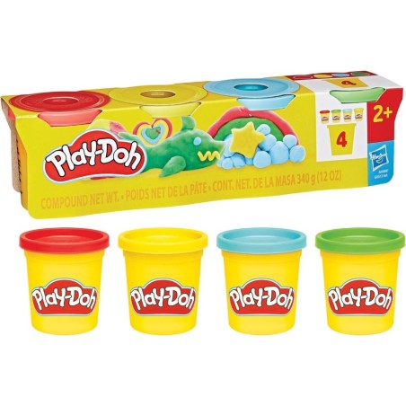 Play-Doh Pack De 4 Botes