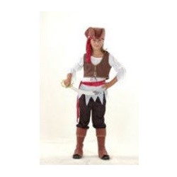 DISFRAZ PIRATA CARIBE NIñA 4-6 AñOS