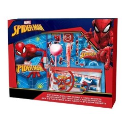 SET DE PAPELERIA STICKERS SPIDERMAN