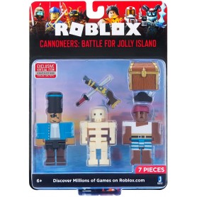 ROBLOX PACK 2 FIGURAS - CANNONEERS: BATTLE FOR JOLLY ISLAND