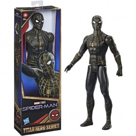 FIGURA SPIDER-MAN 3 TITAN HERO SHALE SALT NEGRO - DORADO