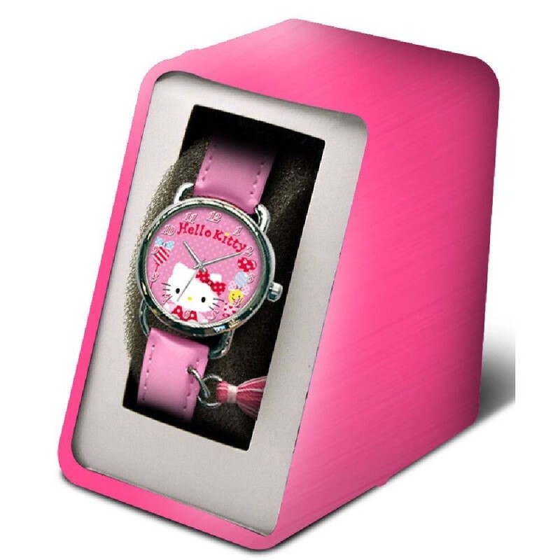 HELLO KITTY RELOJ ANALOGICO CORAL 6