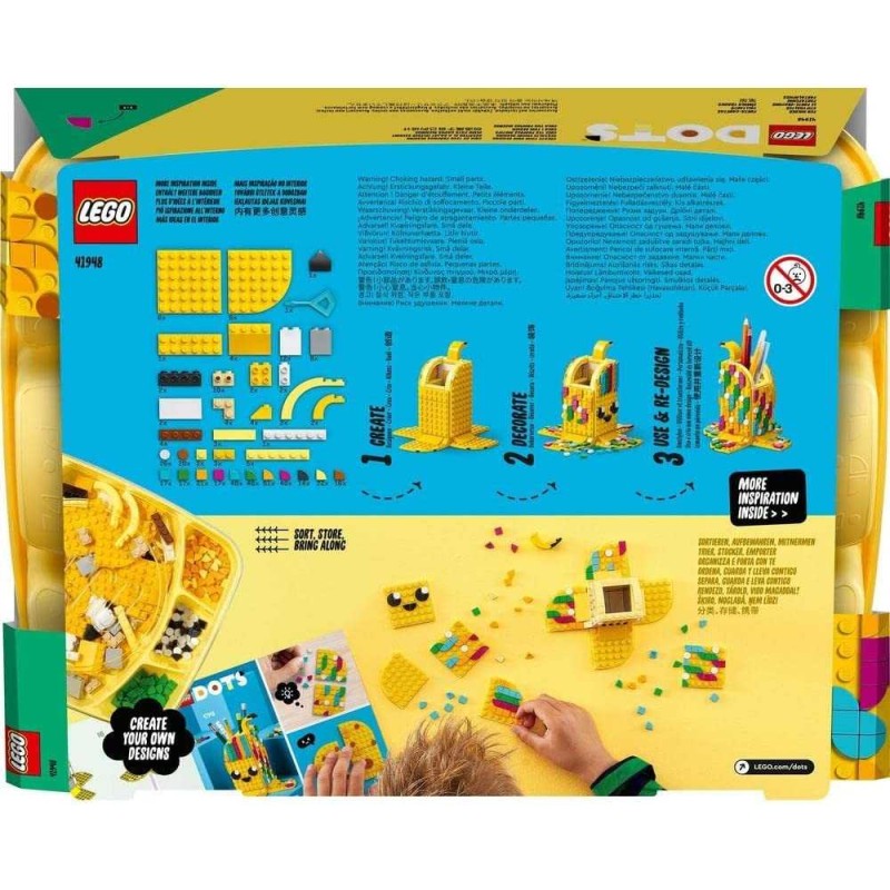 PORTALAPICES PLATANO ADORABLE - LEGO DOT