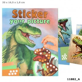 DINO WORLD STICKER YOUR PICTURE PEGATINAS