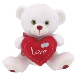 PELUCHE DE OSO CORAZON 50 CM BETI