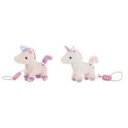 Unicornio Con luz 23 cm col. surtidos 2