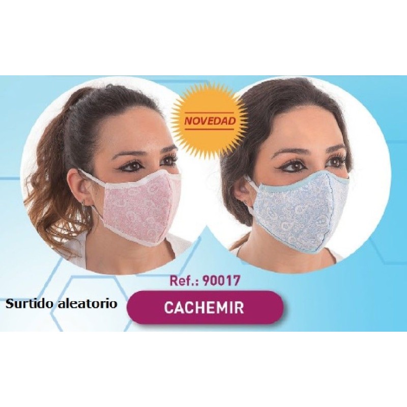 MASCARILLA HIGIENICA CACHEMIR 3 FILTROS