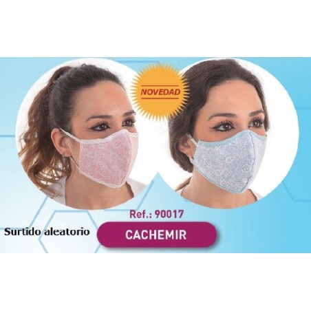 MASCARILLA HIGIENICA CACHEMIR 3 FILTROS