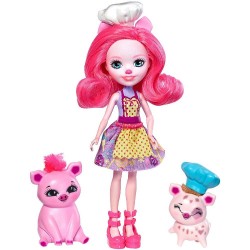 ENCHANTIMALS MUÑECA Y DIVERSION FIESTA P