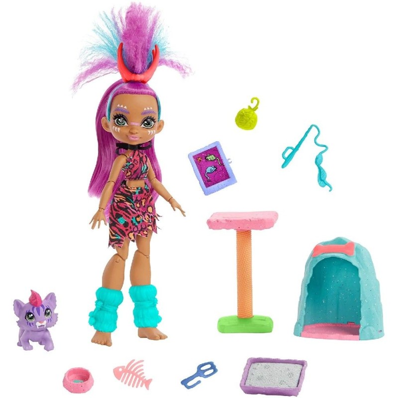 CAVE DOLL - PLAYSET MUÑECA ROARALAI CAT 