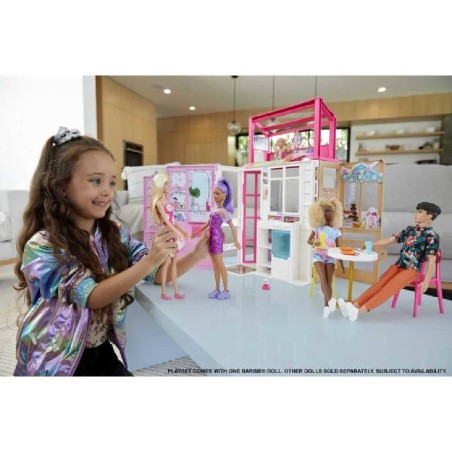 BARBIE CASA DE MUÑECAS DOS PISOS