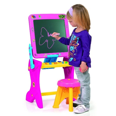 PUPITRE INFANTIL CON PIZARRA 2 EN 1 C/TI