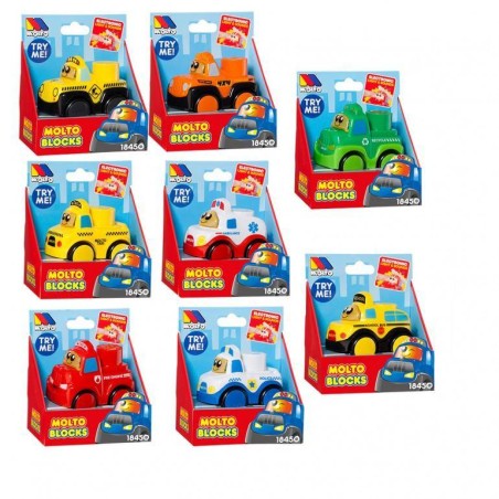 Coche Con Luz Y Sonido Molto Bloks Surti