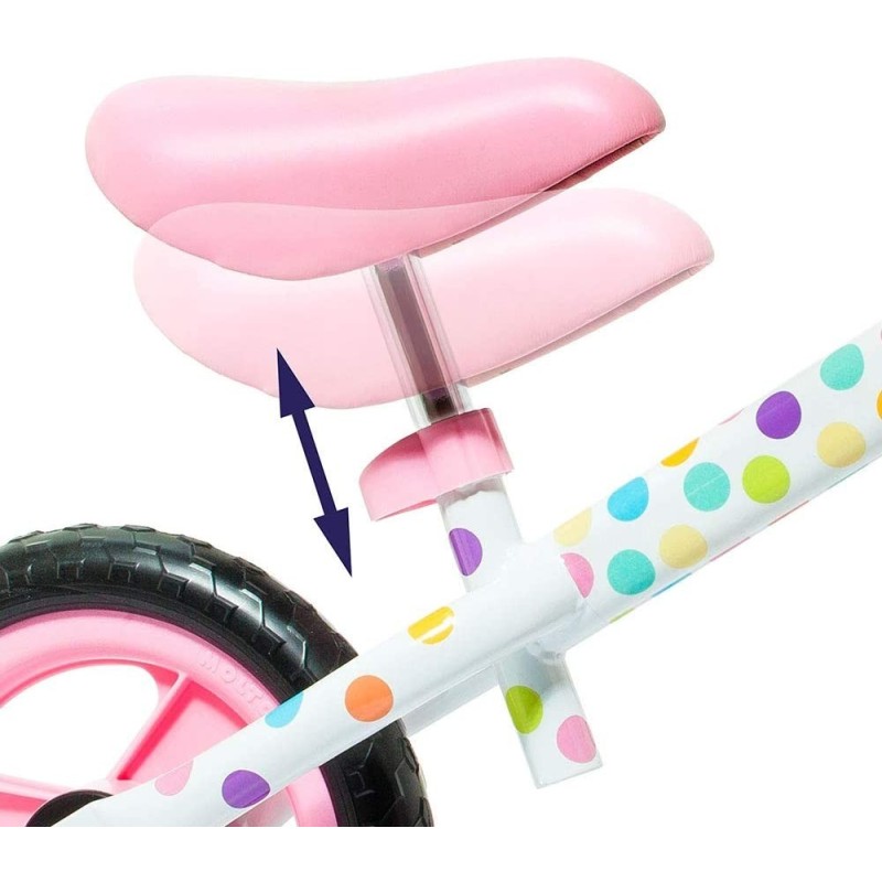 BICICLETA SIN PEDALES ROSA MOLTO