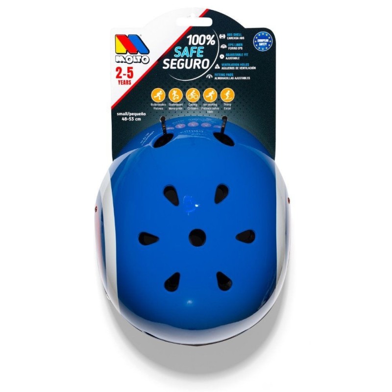CASCO INFANTIL PARA NIÑOS AZUL CIRCLE MO