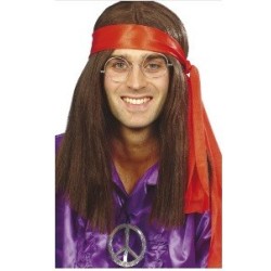 MEDALLON DEL SIMBOLO DE LA PAZ HIPPY EN 