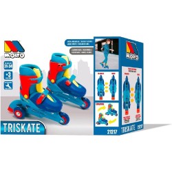 PATINES EN LINEA EXTENSIBLE AZUL T-31-34 2