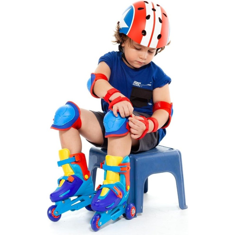 Set de Protecciones Azul - Rodilleras