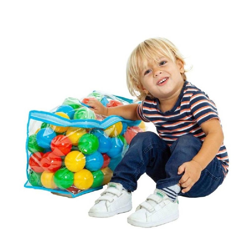 BOLSA CON 100 BOLAS DE COLORES