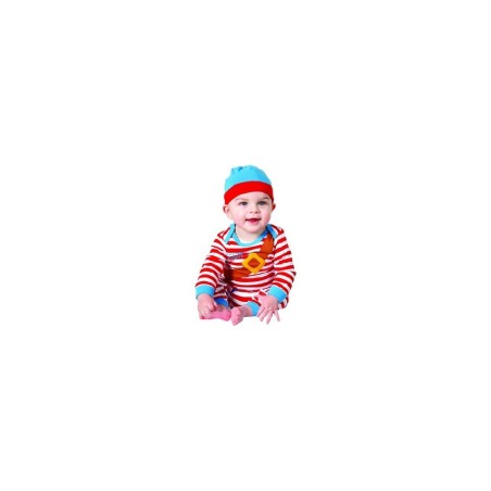 DISFRAZ PIJAMA PIRATA 6-12 MESES