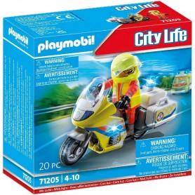 PLAYMOBIL CITY LIFE 71205 MOTO DE EMERGENCIAS