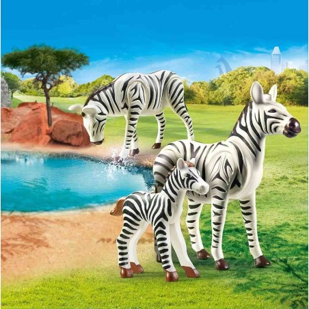 CEBRAS CON BEBE - PLAYMOBIL 70356 FAMILY