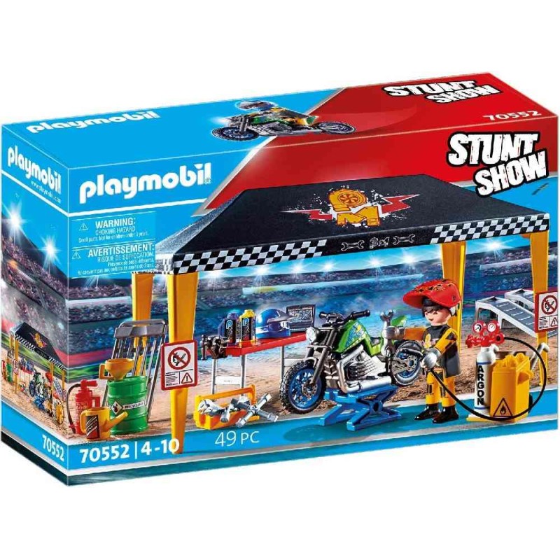 STUNTSHOW TIENDA TALLER - PLAYMOBIL 7055