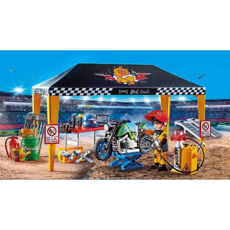 STUNTSHOW TIENDA TALLER - PLAYMOBIL 7055