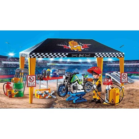 STUNTSHOW TIENDA TALLER - PLAYMOBIL 7055