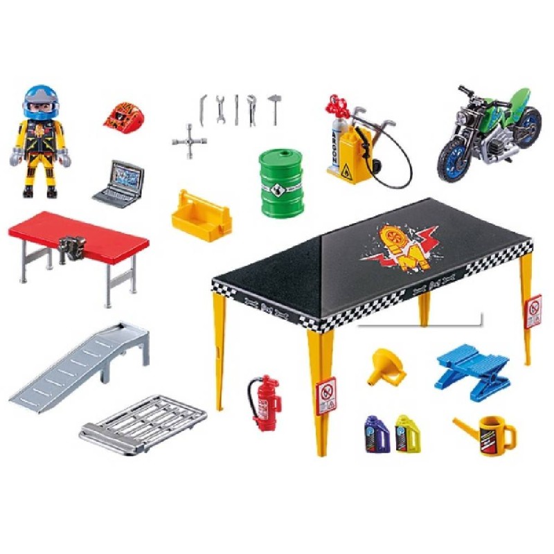 STUNTSHOW TIENDA TALLER - PLAYMOBIL 7055