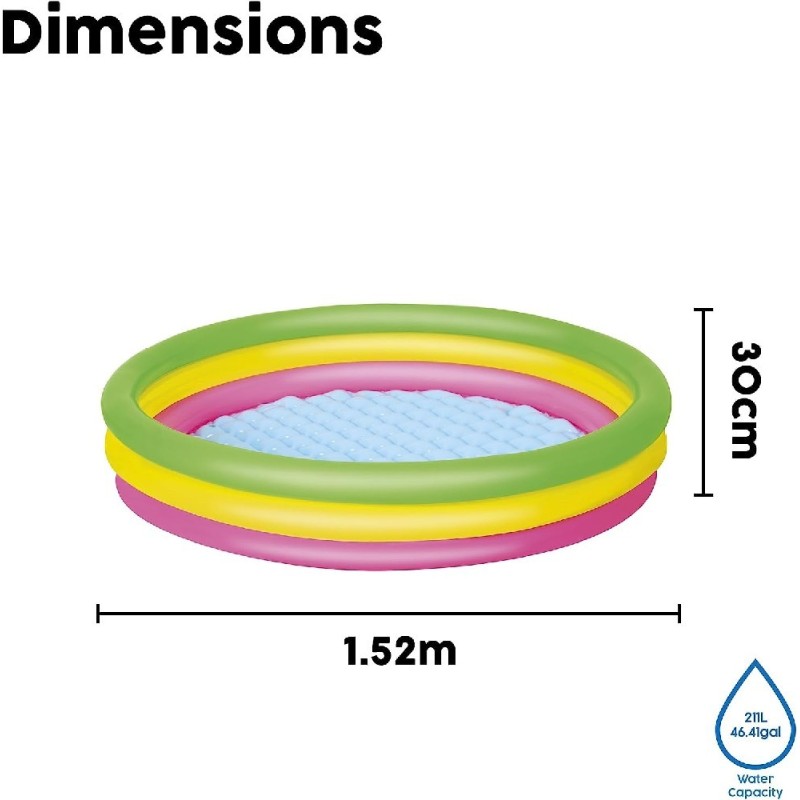 PISCINA HINCHABLE 152 X 30 CM