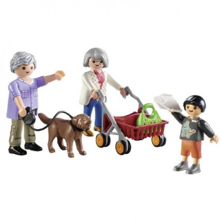 ABUELOS Y NIETO PLAYMOBIL CITYLIFE 70990
