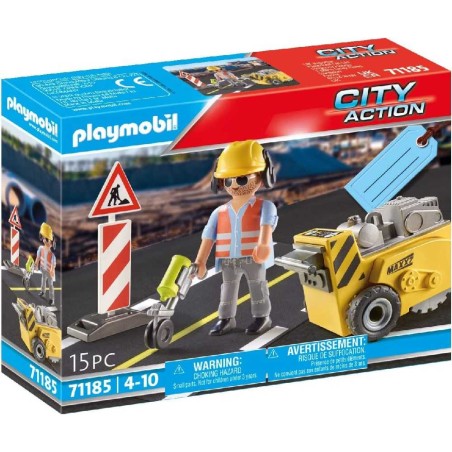 TRABAJADOR DE LA CONSTRUCCION PLAYMOBIL 
