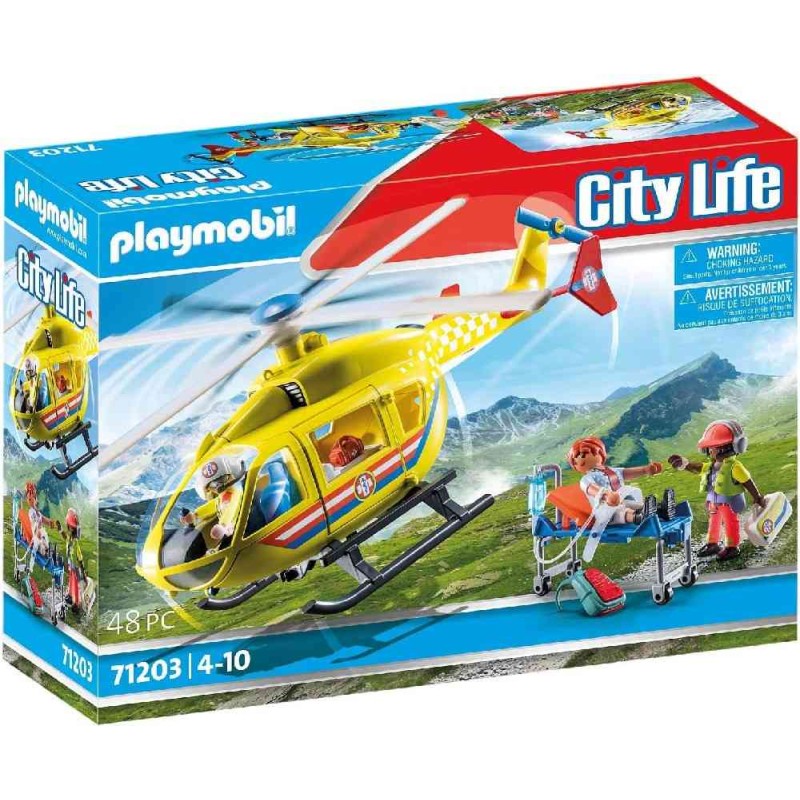 HELICOPTERO DE RESCATE PLAYMOBIL 71203