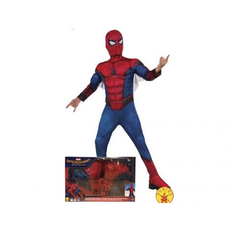 DISFRAZ SPIDERMAN HC MUSC. CAJA 7-8 AÑOS