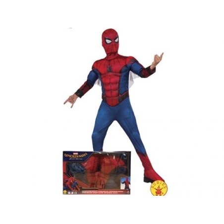 DISFRAZ SPIDERMAN HC MUSC. CAJA 7-8 AÑOS