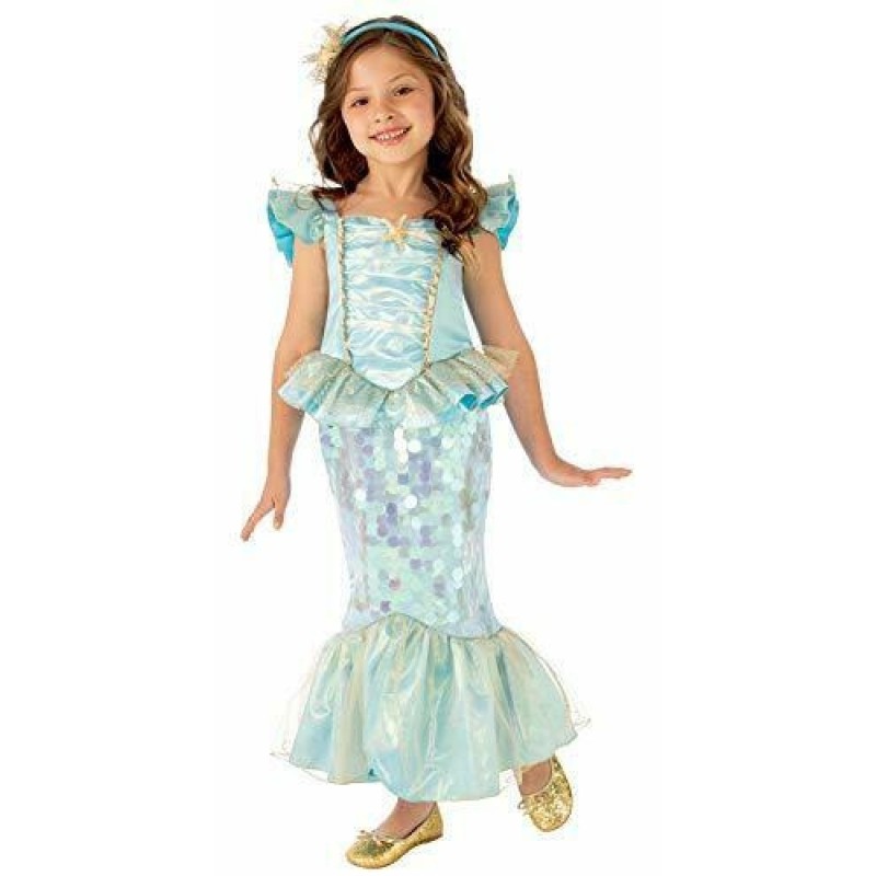DISFRAZ SIRENA AZUL 3-4 AÑOS