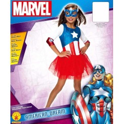 DISFRAZ CAPITANA AMERICA DREAM DELUXE 8- 2