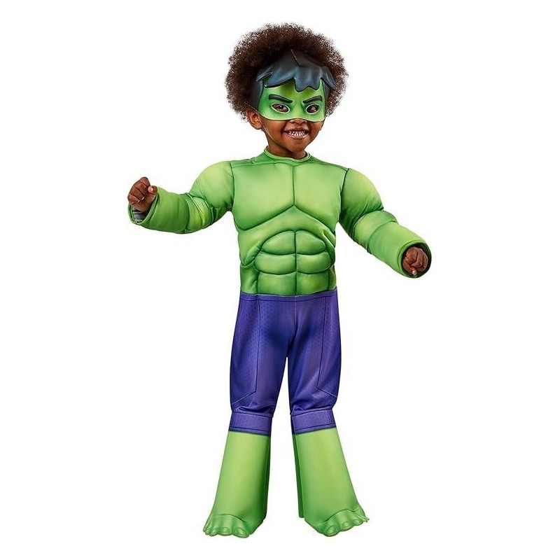 DISFRAZ HULK MUSCULOSO AVENGERS 2-3 AÑOS