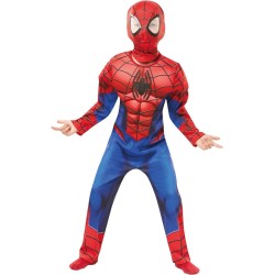 DISFRAZ SPIDERMAN DELUXE 3-4 AÑOS/ 98-10 2