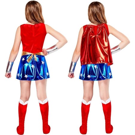 DISFRAZ WONDER WOMAN DELUXE 8-10 AÑOS
