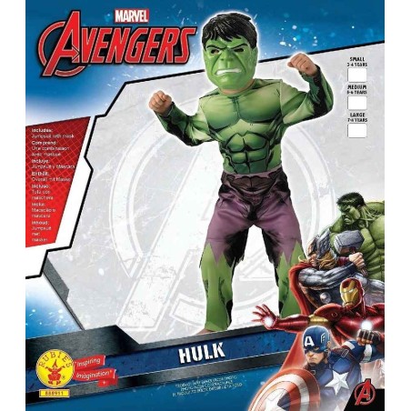 DISFRAZ HULK AA CLASSIC 7-8 AÑOS 128CM