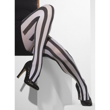 PANTI NEGRO Y BLANCO A RAYAS