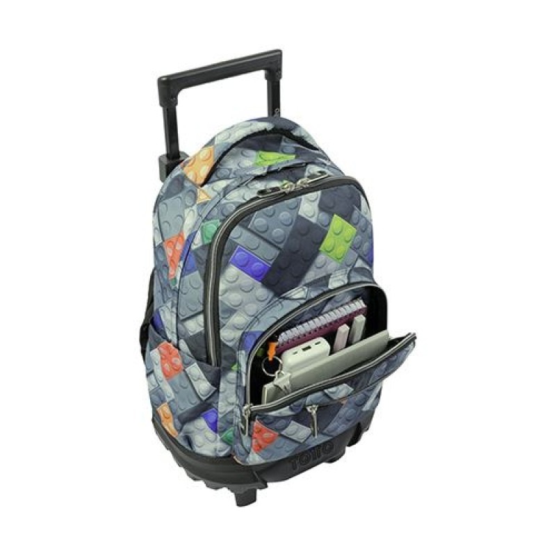 MOCHILA ESCOLAR RUEDAS TOTTO MEDIANA RES