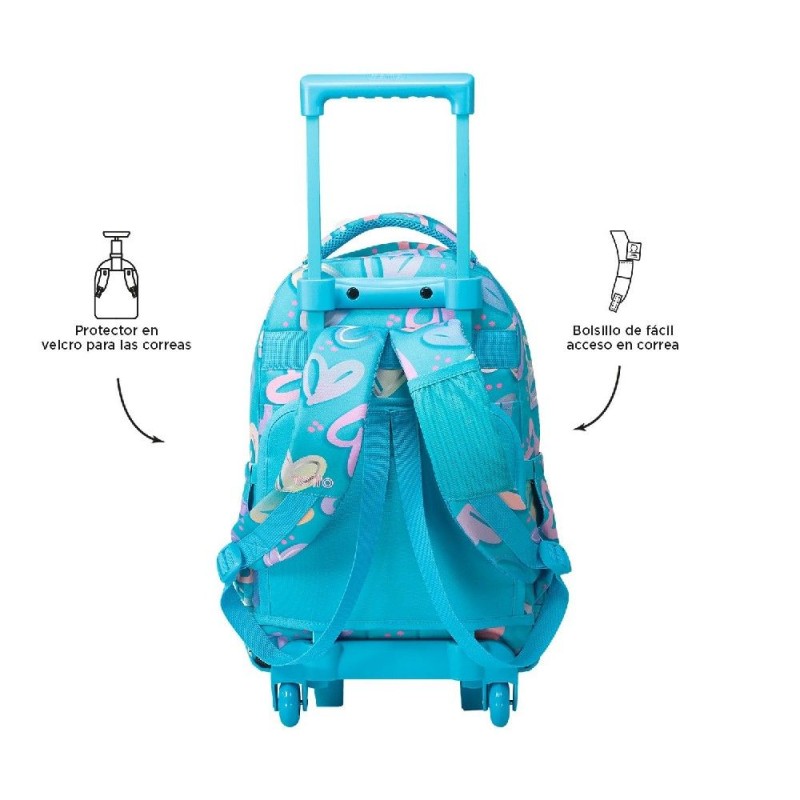 MOCHILA ESCOLAR RUEDAS TOTTO MEDIANA RES
