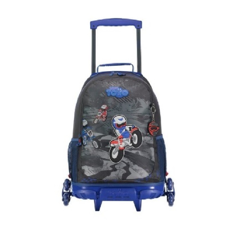 MOCHILA ESCOLAR GRANDE 3 RUEDAS - KROSS