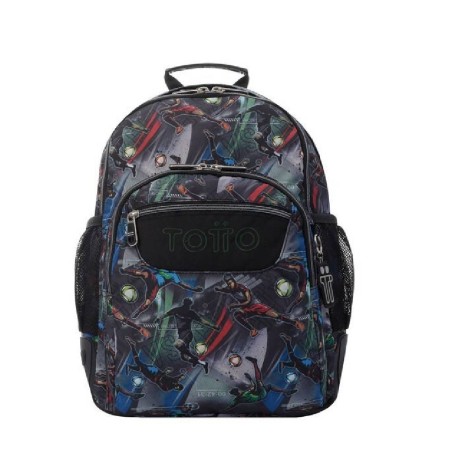 MOCHILA ESCOLAR ESTAMPADO FUTBOL - CRAYO