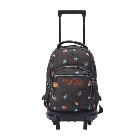 MOCHILA ESCOLAR PEQUEÑA RUEDAS ESTAMPADO