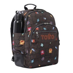 MOCHILA ESCOLAR ESTAMPADO VIDEOJUEGO MOR 2