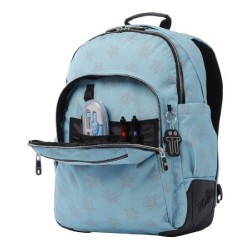 MOCHILA ESCOLAR AZUL Y ESTRELLAS - MORRA 2